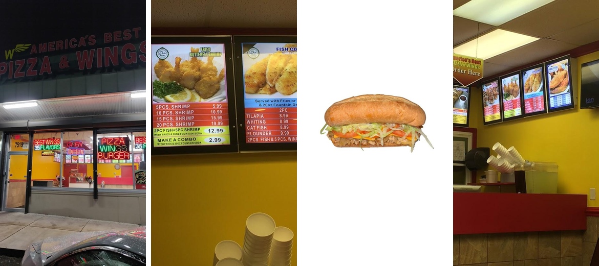 Americas Best Pizza & Wings Menu